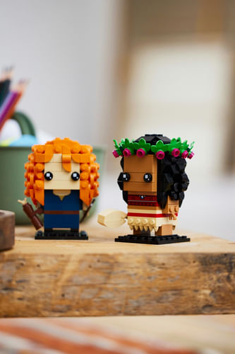 Vaiana-e-Merida---Lego-Brick-Headz-40621