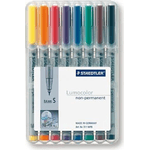 Pennarelli STAEDTLER Lumocolor S Wl colore. 8 pezzi 04 mm multicolori