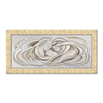 Lupia - Quadro moderno su tela cornice PRINCE 63x133 cm SACRA FAMIGLIA 1 MIX GOLD