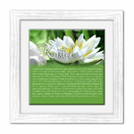 Lupia - Quadro mattonella Ceramica Modern White 29x29 cm con significato del nome Kristel