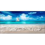 Lupia - Quadro su tela canvas DEEP 100X180 MARE FREDDO