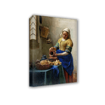 Lupia - Quadro su tela il meglio dell arte 70X100 cm LA LATTAIA - VERMEER