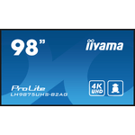 Iiyama LH9875UHS-B2AG visualizzatore di messaggi Pannello piatto per segnaletica digitale 248 m (97.5"