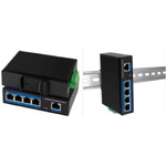 Switch PoE Gigabit Ethernet industriale 5 porte 10/100/1000 Base-TX RJ45 non gestito Plug amp Play b