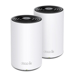 TP-Link Deco XE75 Pro (2-pack) Tri-band (24 GHz/5 GHz/6 GHz) Wi-Fi 6E (802.11ax) Bianco 3 Interno