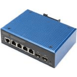 DIGITUS Switch industriale Gigabit Ethernet PoE gestito a 42 porte L2