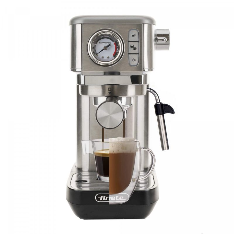 Ariete-Macchina-da-caffe-espresso-Metal-con-manometro-1381-Bianco