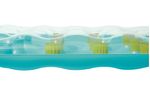 Bestway-43015-galleggiante-da-piscina-e-da-spiaggia-Verde-Trasparente-Giallo-Vinile-Materassino-galleggiante