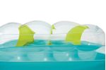 Bestway-43015-galleggiante-da-piscina-e-da-spiaggia-Verde-Trasparente-Giallo-Vinile-Materassino-galleggiante