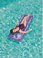 Bestway-43015-galleggiante-da-piscina-e-da-spiaggia-Verde-Trasparente-Giallo-Vinile-Materassino-galleggiante