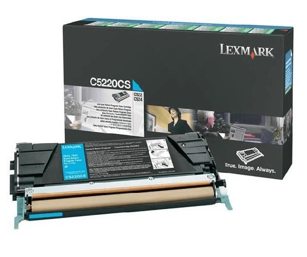 Lexmark-C5220CS-cartuccia-toner-1-pz-Originale-Ciano