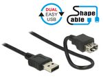 Cavo-Delock-EASY-USB-2.0-Tipo-A-maschio--EASY-USB-2.0-Tipo-A-femmina-ShapeCable-02-m