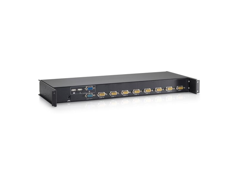 LevelOne-KCM-0832-switch-per-keyboard-video-mouse--kvm--Montaggio-rack-Nero