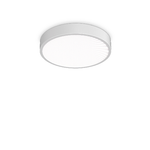 Plafoniera Contemporanea Ray Metallo Bianco Led Integrato 26W 3000K Ip44