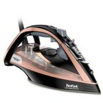 Tefal Ultimate Pure FV9845 Ferro da stiro a secco e a vapore Piastra Durilium Autoclean 3100 W Nero, Rame