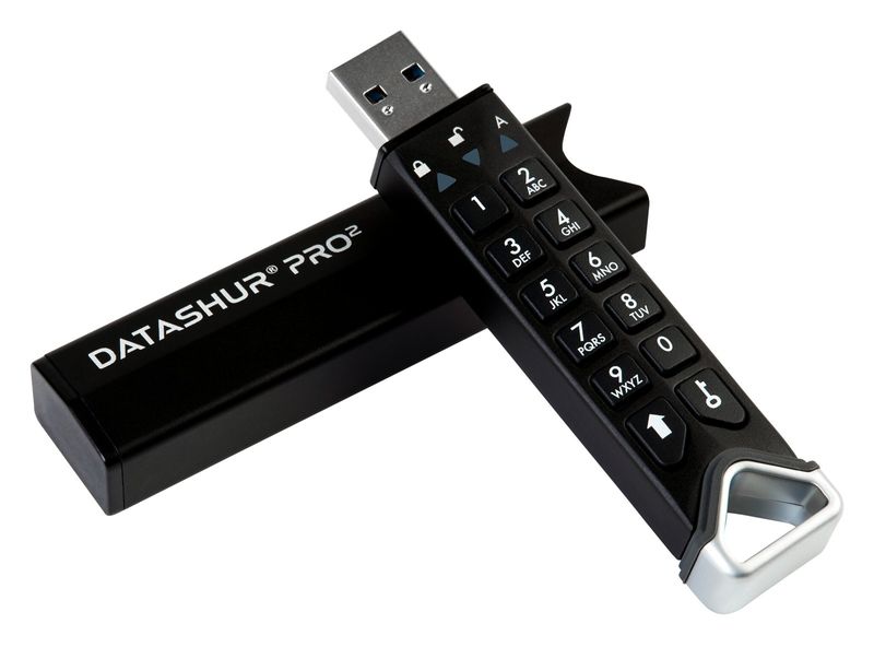 iStorage-datAshur-PRO2-unita-flash-USB-64-GB-USB-tipo-A-3.2-Gen-1--3.1-Gen-1--Nero