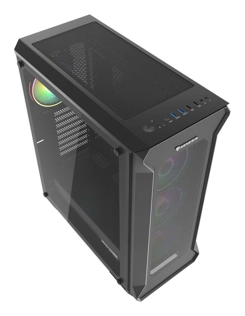 Custodia-computer-desktop-ATX-Natec-Irid-505-ARGB-Nero