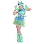 WIDMANN 01721 COSTUME MONSTER GIRL VERDE S #0172