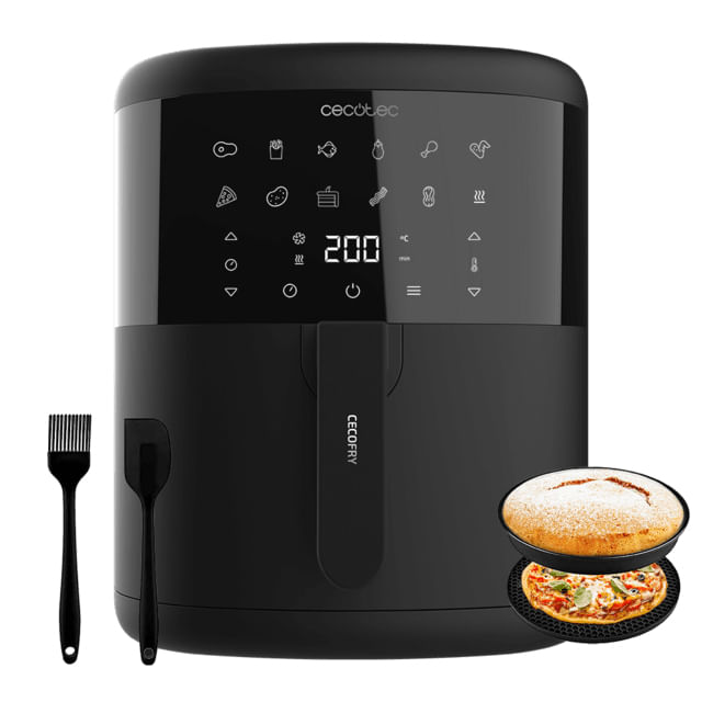 Cecotec-Cecofry-Bombastik-6000-Full-Singolo-6-L-Indipendente-1700-W-Friggitrice-ad-aria-calda-Nero