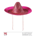 WIDMANN 1428G cappello sombrero rosa 48cm