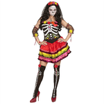 WIDMANN 07611 COSTUME DIA LOS MUERTOS ROSSO S C/VELO #0761