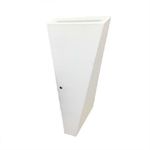 Lampada applique led 10w cono squadrato rifinitura bianco mono fascio 4200k