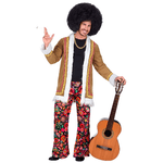 WIDMANN 02203 COSTUME UOMO HIPPIE WOODSTOCK L PANTA NERI #022E