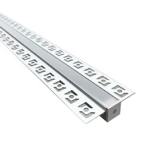 Profilo alluminio a incasso larghezza 1,2 cm per striscia led