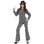 WIDMANN 7228G COSTUME GANGSTER DONNA XL PANTALONI #7227