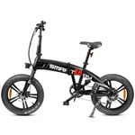 Smartway-M2-R1AL-K-bicicletta-elettrica-Nero-Alluminio-508-cm--20--31-kg-Ioni-di-Litio