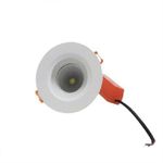 Faretto led incasso 5w rotondo cob con alimentatore led kit 5 pezzi 3000k