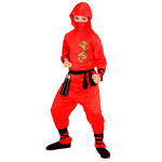 WIDMANN 91130 costume ninja rosso dragon 2/3 cm104 #133b