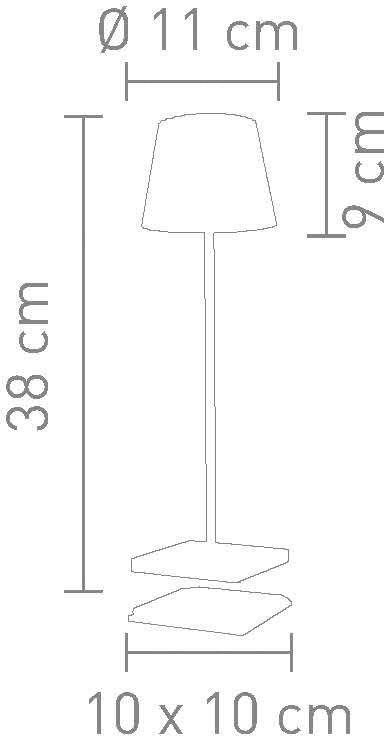 Sompex-Troll-2.0-Giallo-Lampada-da-Tavolo-a-Batteria