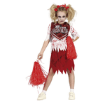 GUIRCA COSTUME ZOMBIE CHEERLEADER BAMBINA 10 - 12 ANNI