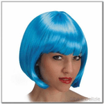 CARNIVAL TOYS 02505 parrucca caschetto pin up azzurra in busta