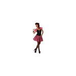 Costume Ragazza Anni 60 Rosa T-3