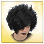 carnival toys 02737 parrucca dark emo