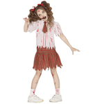 GUIRCA COSTUME STUDENTESSA ZOMBIE BAMBINA 7 - 9 ANNI