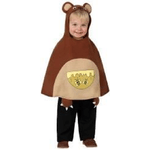 Costume Poncho Orsetto Bebe Tg Unica