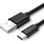 CAVO USB A-USB C 0.8M BULK BLACK