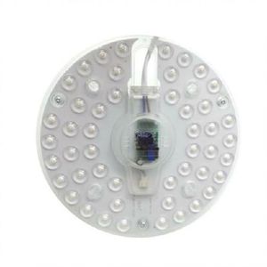 Neon led piastra disco anello plafoniera circolare t9 g10q 36w kit 2 pezzi 4200k