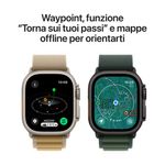 Apple-Watch-Ultra-2-GPS---Cellular-49mm-Cassa-Titanio-Nero-con-Dark-Green-Alpine-Loop---Medium