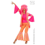 WIDMANN 57742 COSTUME DONNA ANNI 60 M ROSA HIPPIE SHOCK #5774