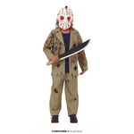 GUIRCA COSTUME JASON KILLER BAMBINI 7 9 ANNI