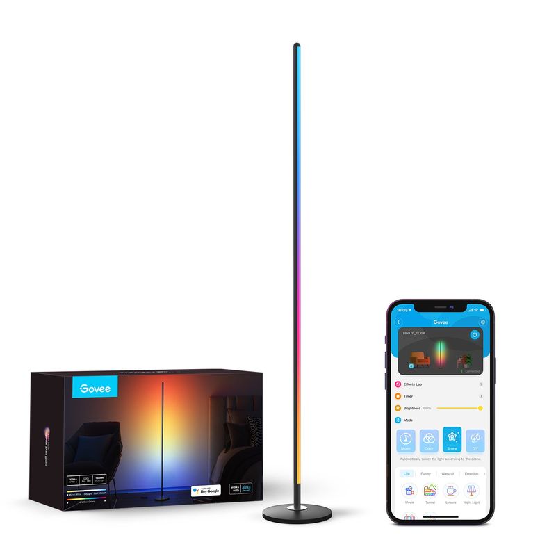 Govee-LED-Floor-Lamp-Illuminazione-intelligente-a-pavimento-Wi-Fi-Bluetooth