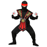 WIDMANN 38565 COSTUME NINJA ROSSO KOMBAT 4/5 CM116 #3856