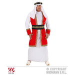 WIDMANN 89182 COSTUME PRINCIPE ARABO M BIANCO/ROSSO #8918