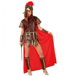 Costume Guerriera Romana Rosso Adulto Xxl