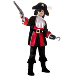 WIDMANN 38837 costume capitano pirata 8/10 140cm #3883