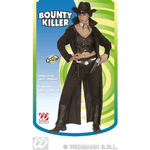 WIDMANN 3258F costume bounty killer con cappotto, gilet, collari